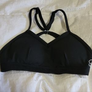 XXS Black Braid back sports bra - Bombshell Sportswear - NWOT